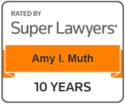 Rated By Super Lawyers | A my I. M uth | 10 Years